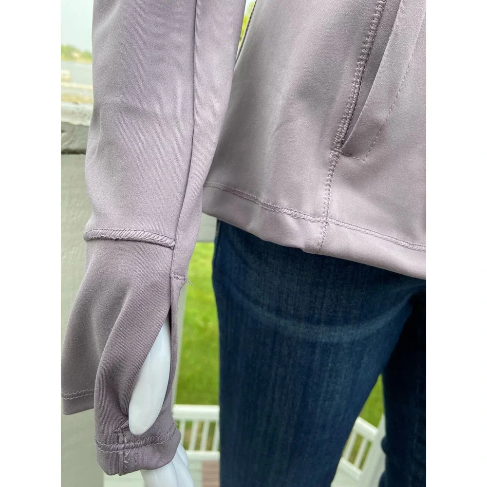Yogalicius Full Zip Jacket with hoodie frosted lilac SZ XS * wom166 - Picture 10 of 12